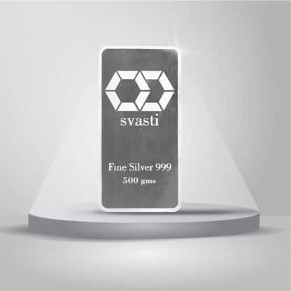 500 gms Silver Bar (999 purity)