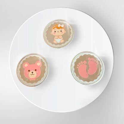 Pink Baby Themed Silver Coin Gift Set (999 Pure Silver, 3 Coins) - Image 3