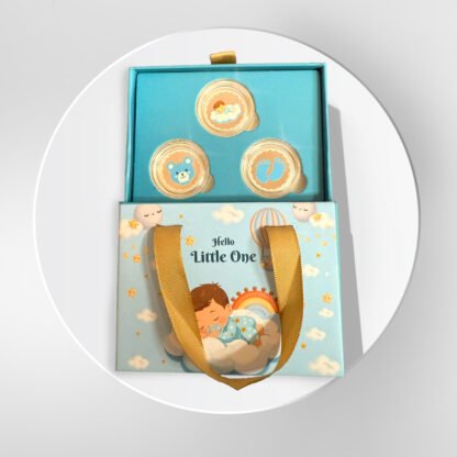 Blue Baby Themed Silver Coin Gift Set (999 Pure Silver, 3 Coins) - Image 2