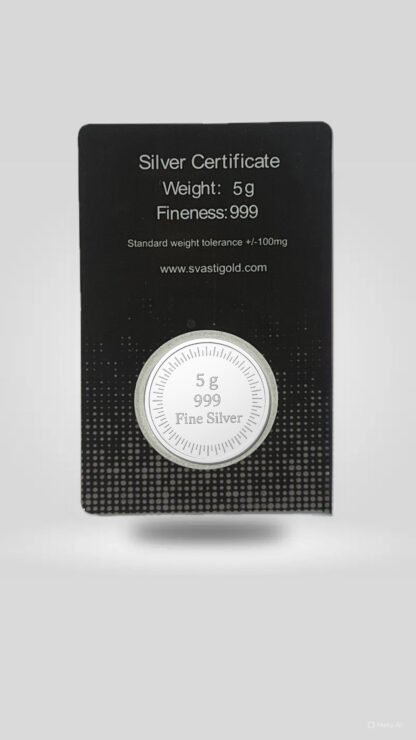 5 grams Silver Coin (999 purity) - Image 4