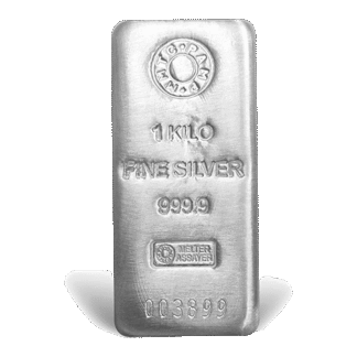 MMTC-PAMP 1 Kg Silver (999.9 Purity) Casted Bar