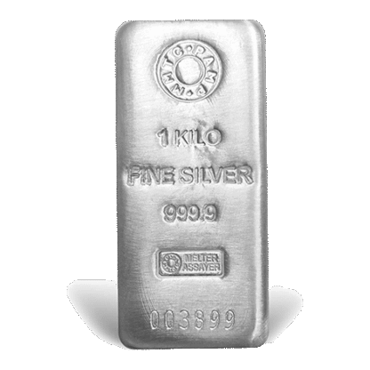 MMTC-PAMP 1 Kg Silver (999.9 Purity) Casted Bar