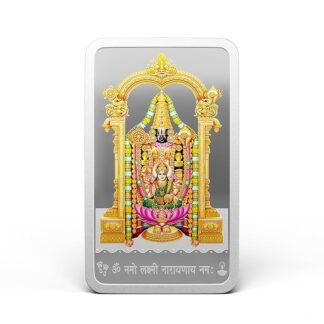 50 grams Balaji Lakshmi Coloured Silver Bar (999 purity)