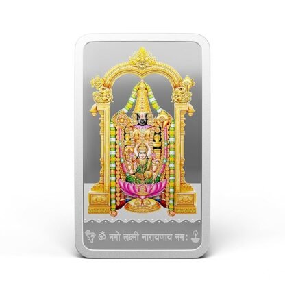50 grams Balaji Lakshmi Coloured Silver Bar (999 purity)