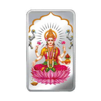 20 grams Lakshmi Coloured Silver Bar (999 purity)