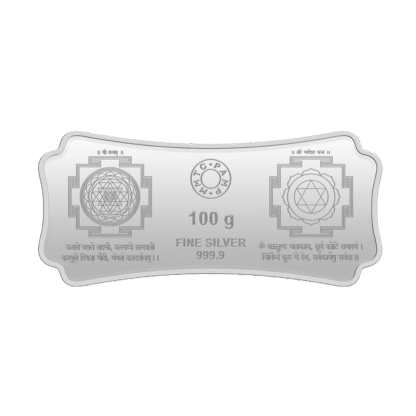 MMTC PAMP 100 grams Silver Stylised Lakshmi Ganesh Colour Capsule (Purity 99.99%) - Image 2