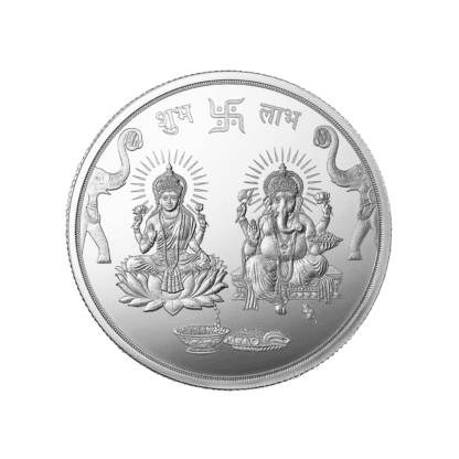 MMTC-PAMP 100 grams Lakshmi Ganesh Silver Coin (999 Purity)