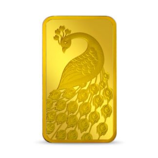 MMTC-PAMP 2 Gram Peacock Gold Bar (24K, 999.9 Purity)