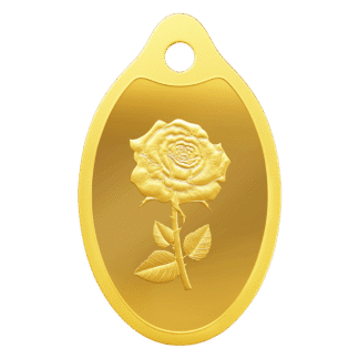 MMTC-PAMP 2 Gram Rose Pendant (24K, 999.9 Purity)