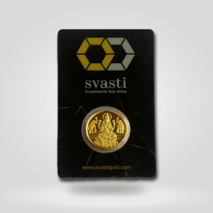 10 grams 24 Karat Gold coin with Lakshmi - Image 3