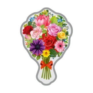 MMTC PAMP Bouquet of Flowers – 50 gms 999.9 Pure Silver Coin