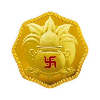 MMTC PAMP 5 Grams Shubh Aarambh Gold Coin (24K, 999.9 purity)